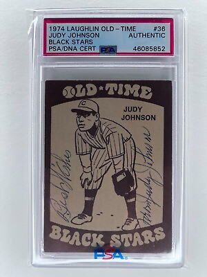 1974 LAUGHLIN OLD TIME #36 JUDY JOHNSON BLACK STARS AUTHENTIC AUTO HOMESTEAD $399.99