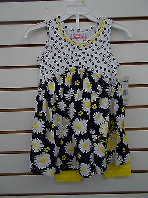 #ad Girls $39 Flapdoodles 2pc Floral Print Dress w Leggings Set Sizes 4 6X $16.00