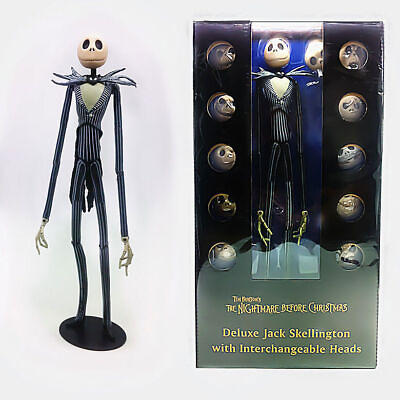 #ad The Nightmare Before Christmas Jack Skellington Figure 15quot; Skull Heads Doll $27.88