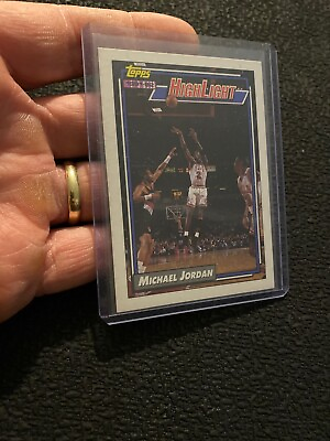 #ad Michael Jordan Topps Collector Card Last Dance 1992 Chicago Bulls Man Cave GIFT $59.00
