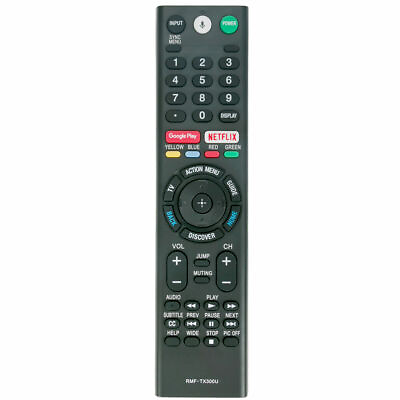 #ad New RMF TX300U Voice Remote Control Replace for Sony Smart TV LED 4K ULTRA HDTV $14.99