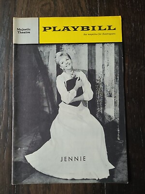 #ad Playbill: Dec 1963 Majestic Theatre JENNIE Mary Martin FLOP $9.99