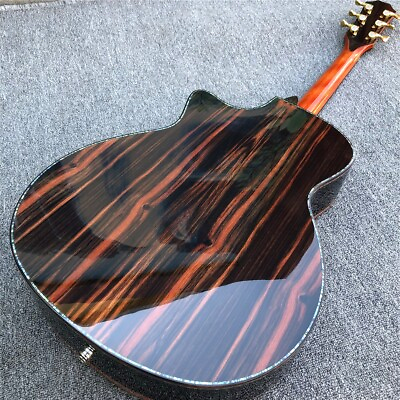 #ad 41quot; Solid Cedar G PS14 Acoustic Guitar Cocobolo Body Abalone Ebony fingerboard $498.00