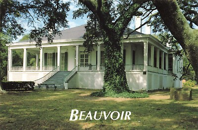 Postcard MS Biloxi Beauvoir Cottage Jefferson Davis Home Civil War President $6.01