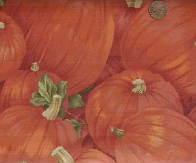 #ad Pumpkins orange vegetables garden food kitchen Timeless Treasures fabric $10.99