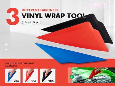 #ad 3 Hardness Car Vinyl Wrap Kit Contour Squeegee Window Tint Film Edge Gap Triming $24.17