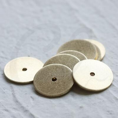 20 Pieces Raw Brass Center Hole Round Disc Disk 15mm CW 4145C $3.95
