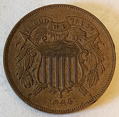 1864 TWO CENT PIECE $39.95