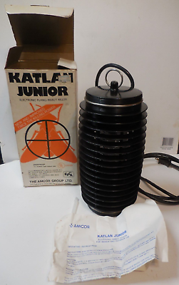 #ad Vintage Working Katlan Junior Electronic Flying Insect Killer Indoor Outdoor $29.95