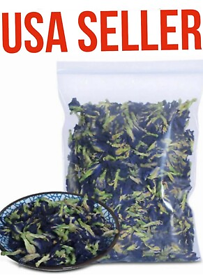 #ad 100g Dried Blue Butterfly Pea Flower Tea Pure Organic Ideal for 500 cups or more $12.98