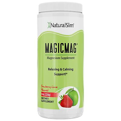 #ad NaturalSlim MagicMag Anti Stress Drink Pure Magnesium Citrate Powder $26.95