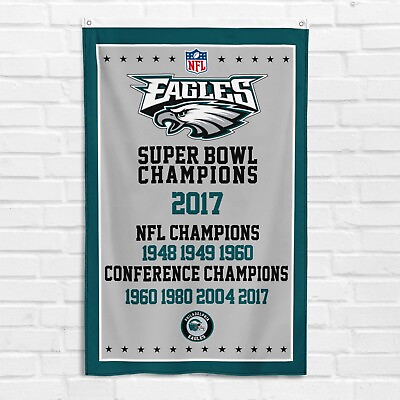 #ad For Philadelphia Eagles Fans 3x5ft Banner NFL Super Bowl Football Champions Flag $15.99