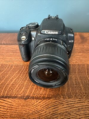 #ad Canon EOS Rebel XT 8.0MP Digital SLR DSLR Camera with 18 55mm Lens $79.99