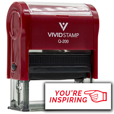 #ad Vivid Stamp You’re Inspiring Self Inking Rubber Stamp $9.02