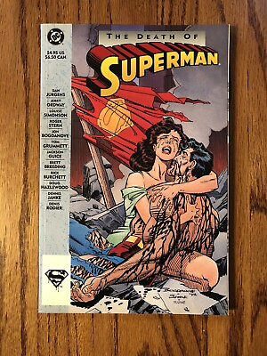The Death of Superman DC Comics January 1993 first printing VERY GOOD MINT $20.00