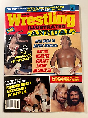 #ad 1986 FALL Pro Wrestling Illustrated Annual Magazine FAIR GOOD Condition $7.99
