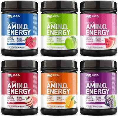 #ad Optimum Nutrition Amino Energy Pre Workout BCAA Variety Green Tea 65 Servings $40.95