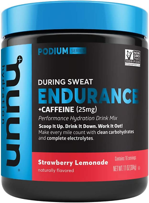 Endurance Workout Support Electrolytes amp; Carbohydrates Strawberry Lemonade $25.26
