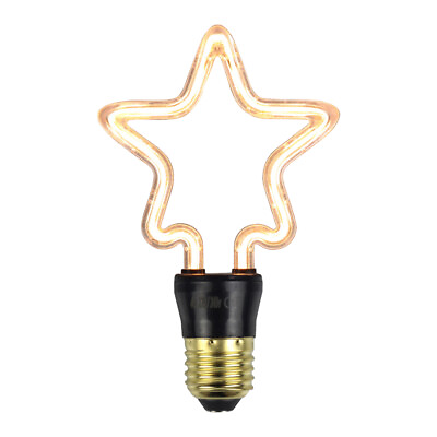 #ad Star Shape Light Bulb Decoration Bulb Lamp Decorative Light Bulb $8.92
