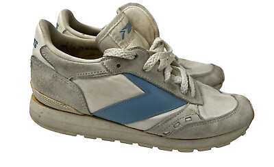 #ad Brooks Blue White Heritage Vintage Running Shoes Women#x27;s 7.5 Retro $32.41