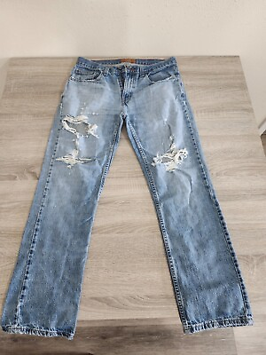 #ad Red Camel Jeans Mens 32 x 30 Distressed Denim 32x30 Destroyed 32 Waist 30 inseam $19.99