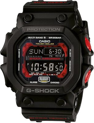 #ad #ad Casio G shock GXW 56 1AER 50.6 mm Black Red Rubber and Resin Case Watch $189.00