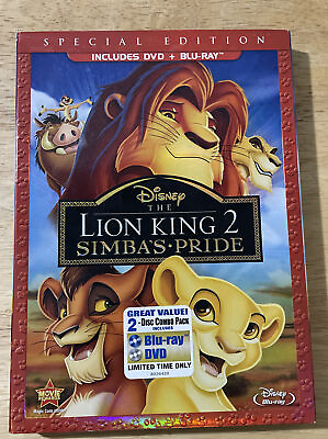 #ad The Lion King II Simbas Pride Blu ray DVD 2 Disc Set Special Edition $17.99