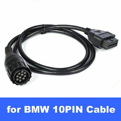 #ad #ad 10 Pin to 16 Pin OBD2 Diagnostic Scanner Adapter Cable fit for BMW Motorcycles $4.99
