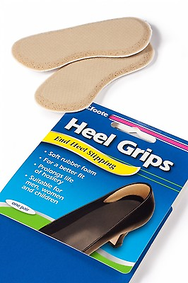 #ad J.T. Foote Heel Grips Grippers Shield Pads Self adhesive Slip Resistant 1 Dozen $23.99