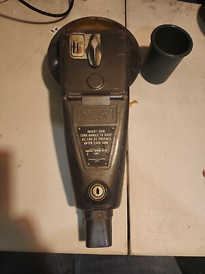 DUNCAN PARKING METER 1 5 10 CENT 2 HOUR With Cup No Keys Timer Working $87.99