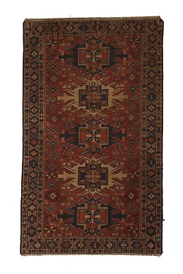 Handmade Shahsavan Rug Made with Natural Materials Stand Out with Unique Design $1850.00