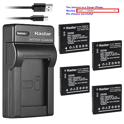 #ad Kastar Battery Slim Charger for Panasonic DMW BCK7E amp; Panasonic Lumix DMC FH25 $9.59