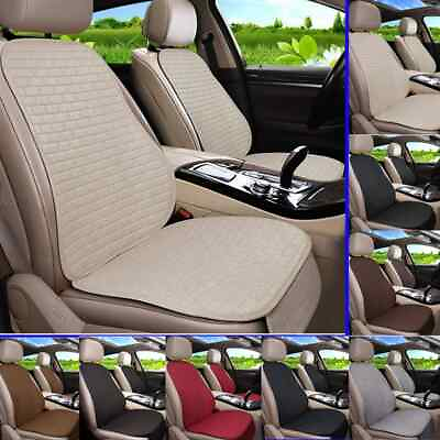 #ad Car linen seat cushion protection cushion seat cover front and rear seat covers $45.06