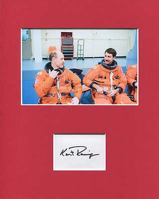 #ad Kent Rominger NASA STS Astronaut Space Navy USN Signed Autograph Photo Display $24.99