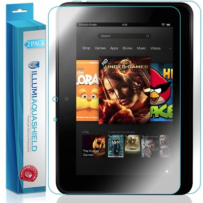 #ad 2x iLLumi AquaShield Screen Back Protector for Amazon Kindle Fire HD 7 2nd Gen $20.87