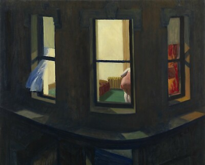 #ad Print Night Windows by Edward Hopper $8.54