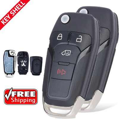 #ad 2x for Ford Transit Connect 2019 2021 Key Keyless Remote Shell Fob N5F A08TAA $16.44