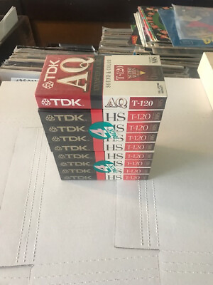 #ad TDK High Standard T 120 Blank Tapes Sealed $24.99