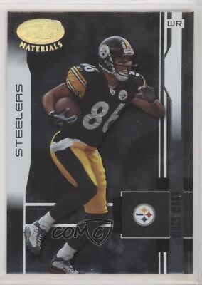 #ad #ad 2003 Leaf Certified Materials Hines Ward #105 $2.50
