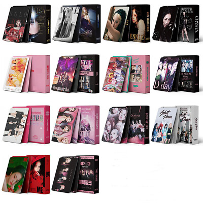 #ad Kpop BP Bpink Born Pink Paper Lomo Photo Cards The Girls Photocard Jennie Lisa $11.39