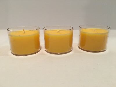 #ad SLATKIN amp; CO. Small Votive Citrus Flower Scented Candle 1.6 oz Lot of 3 $15.99
