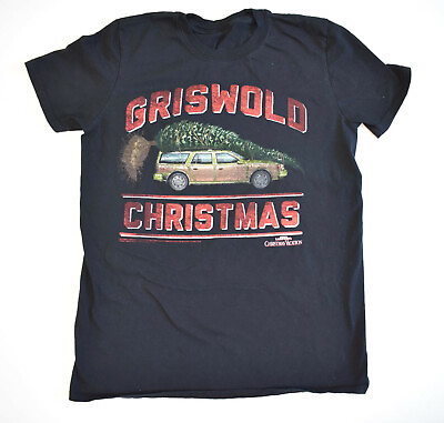 #ad Griswold Christmas Mens T Shirt Medium Black Short Sleeve National Lampoon $13.97