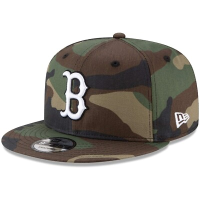 #ad Boston Red Sox New Era Basic 9FIFTY Snapback Hat Camo $32.99