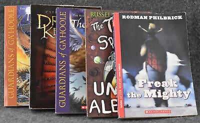 #ad Children#x27;s Fantasy Fiction Paperback Book Lot of 5 Guardians of Ga#x27;Hoole amp; More $14.50