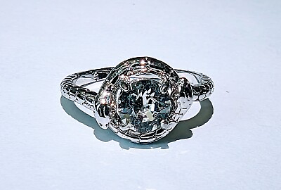 Fragrant Jewels Fashion Ring Size 7 Clear Stones Snake Detail $25.00