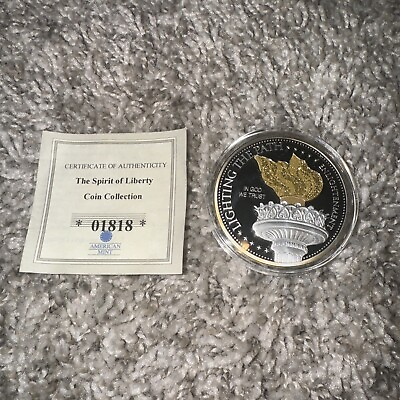 #ad Enlightment Commemorative Coin Proof The Spirit of Liberty American Mint $51.99