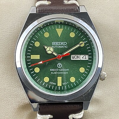 Vintage Seiko Automatic 17 Jewels Cal.6309 Day Date Men#x27;s Wrist Watch FK068 #ad $53.99