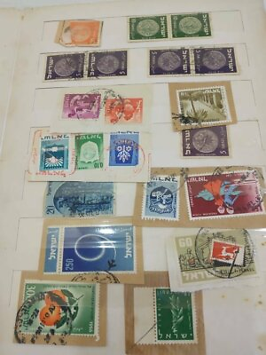 #ad A Lots 150 From Stamps Israel Postage Album Pictures Signed $100.99