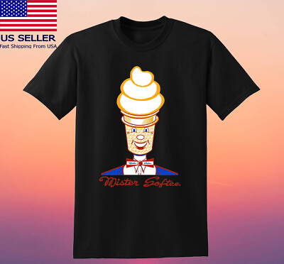 #ad Mister Softee Reproduction Ice Cream Truck Black T shirt Size S 5XL $19.94