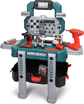 Kids Tool Bench Toddler Toy Workbench and Tool Playset Play Tool Bench for for $59.64